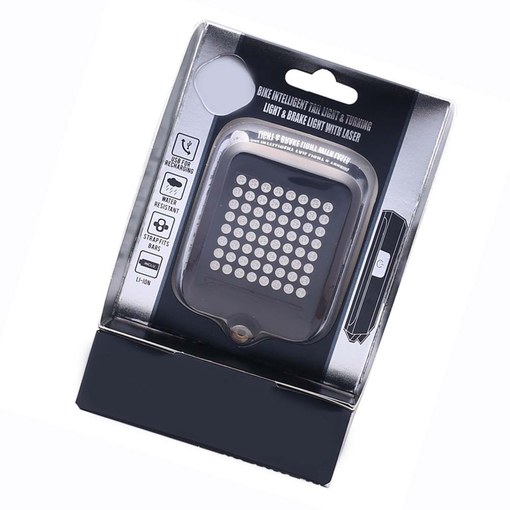 For Mountain Bikes USB Bike Taillight USB Rechargeable Brake Light Function