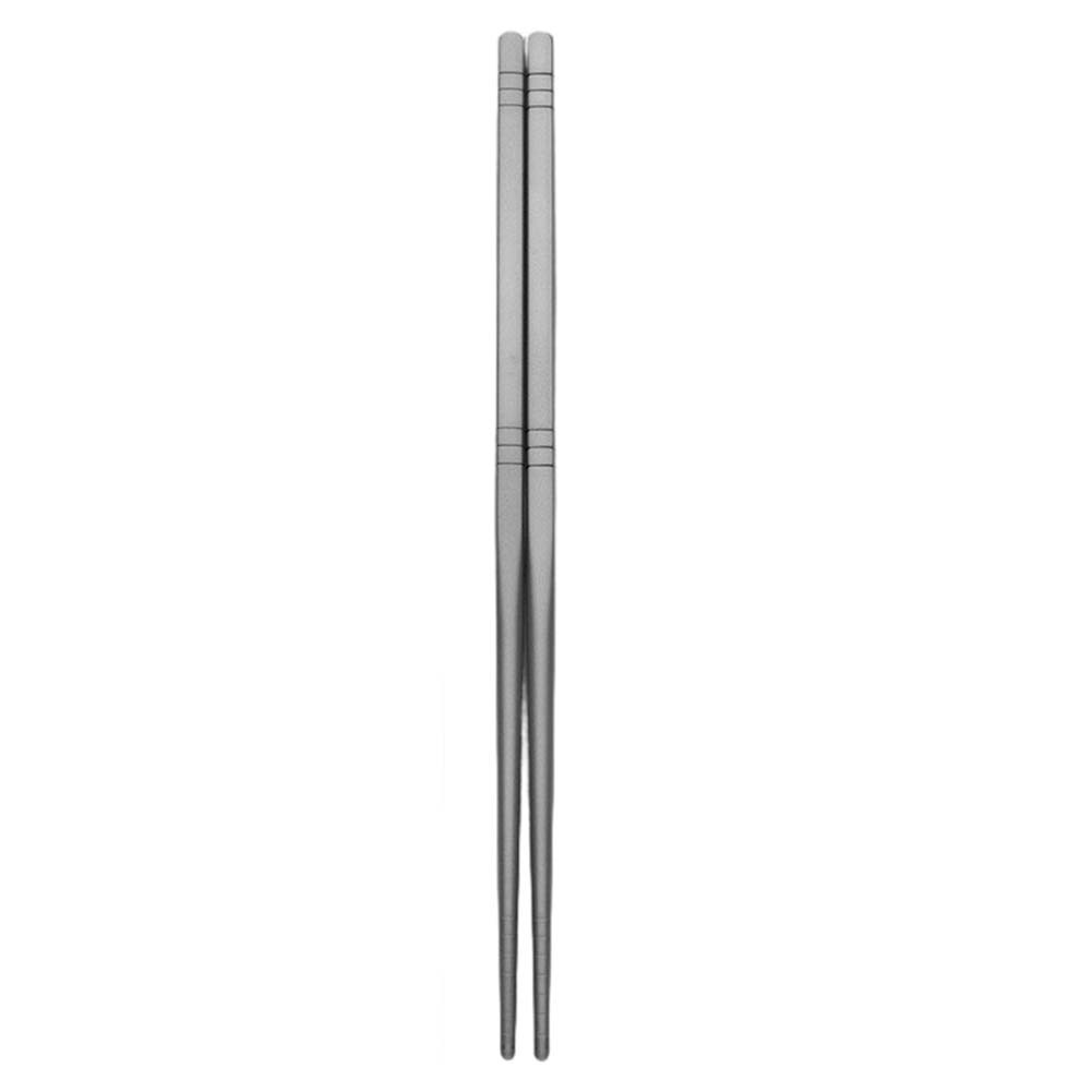 Pure Titanium Chopsticks 23cm Food-Safe Lightweight for Sushi Noodle Meals