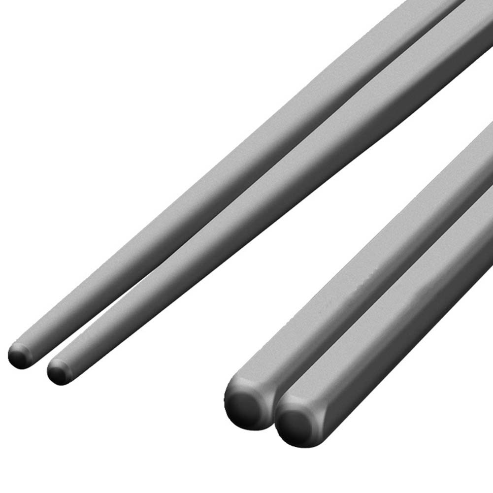 Titanium Chopsticks 23cm Pure Material Non-Magnetic Food-Safe for Daily Reuse