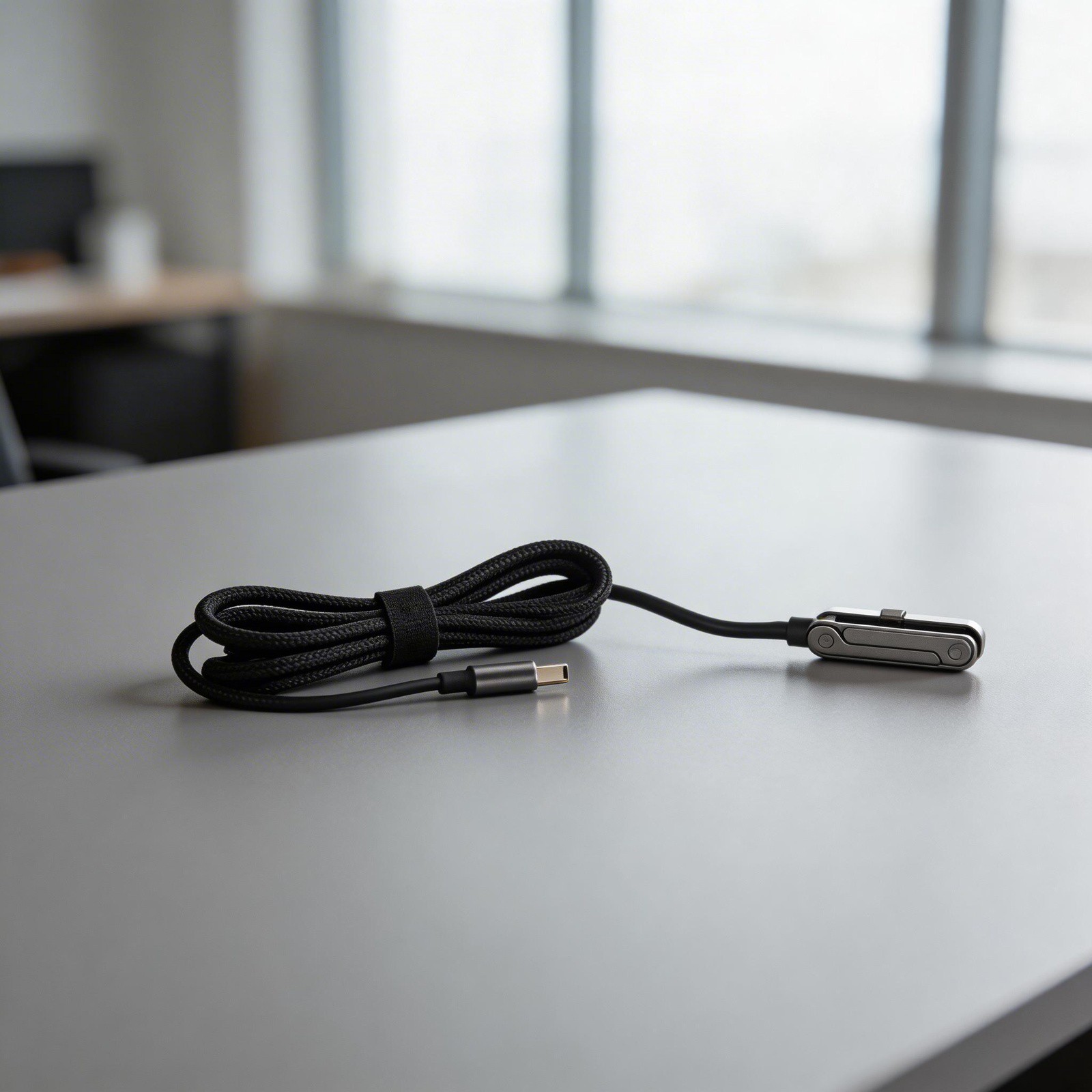 240W Power Charging Cable with Integrated Phone Stand 1.5 Meter Length