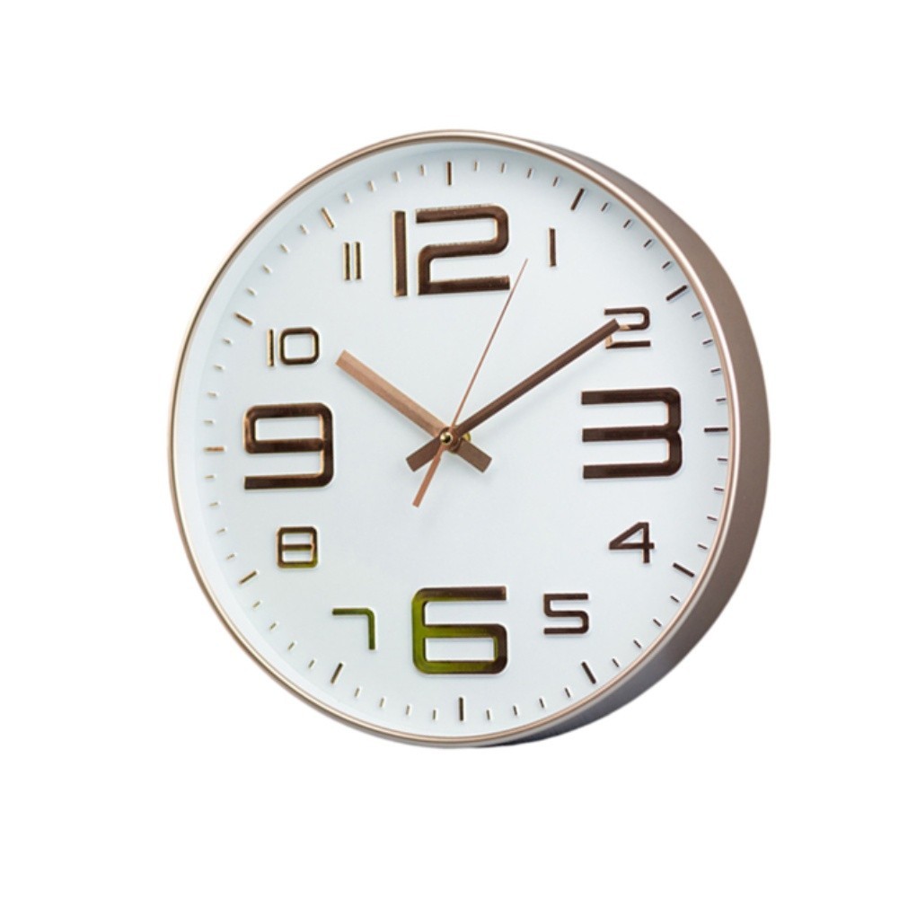 30cm Wall Clock Silent Quartz Operation Stylish Design for Home Office