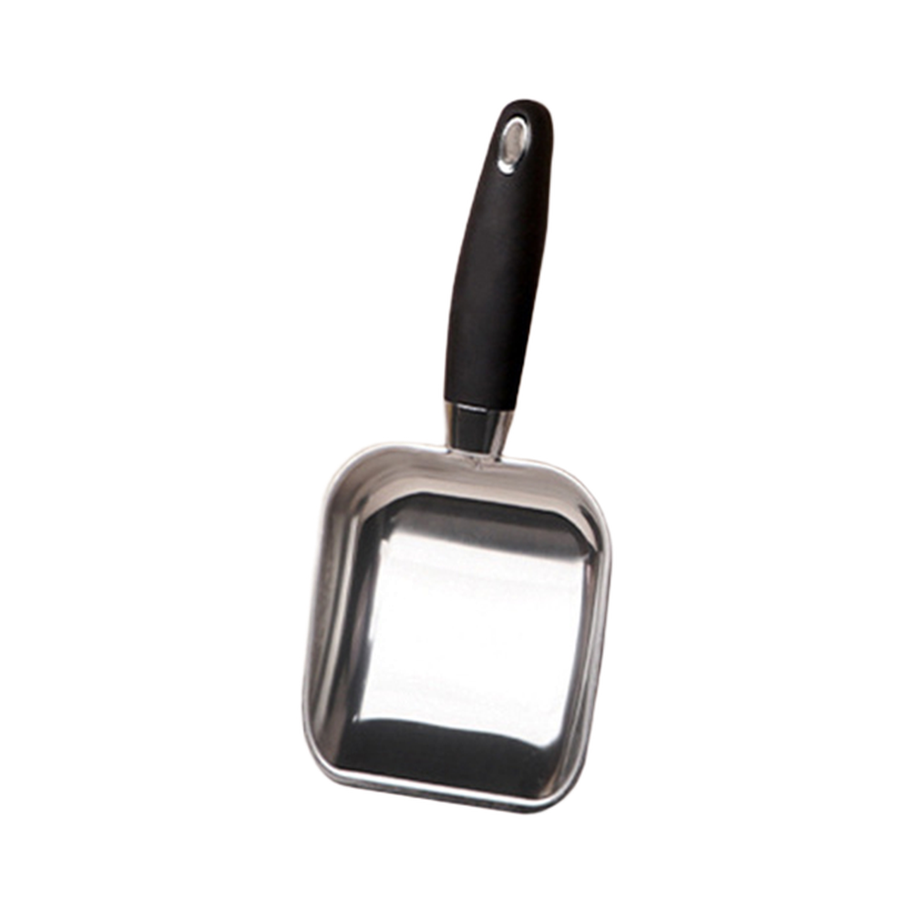 Stainless Steel Fine Mesh Cat Litter Scoop Smooth Edges Plastic Box Friendly