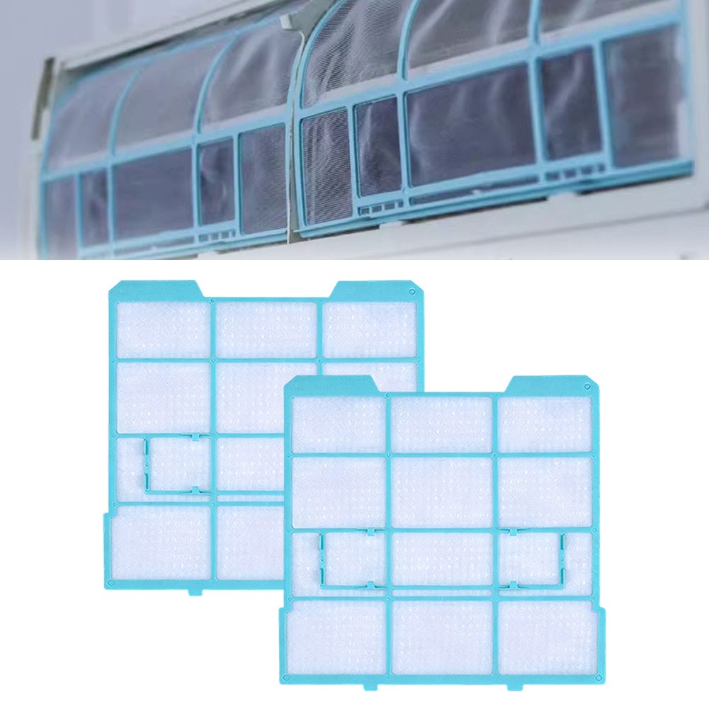 2pcs Dust Filter for Midea Air Conditioner PVC Filter Mesh Replacement