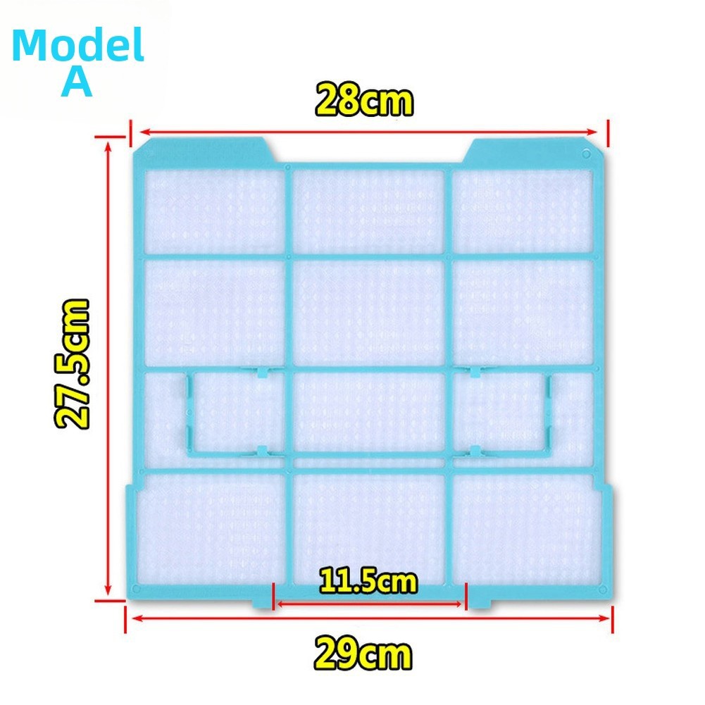 2pcs Dust Filter for Midea Air Conditioner PVC Filter Mesh Replacement