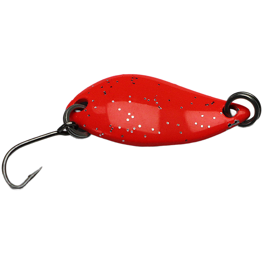 Spoon Lure Metal Spinner Spoon-shaped Action High Reflectivity Razor-point Hook