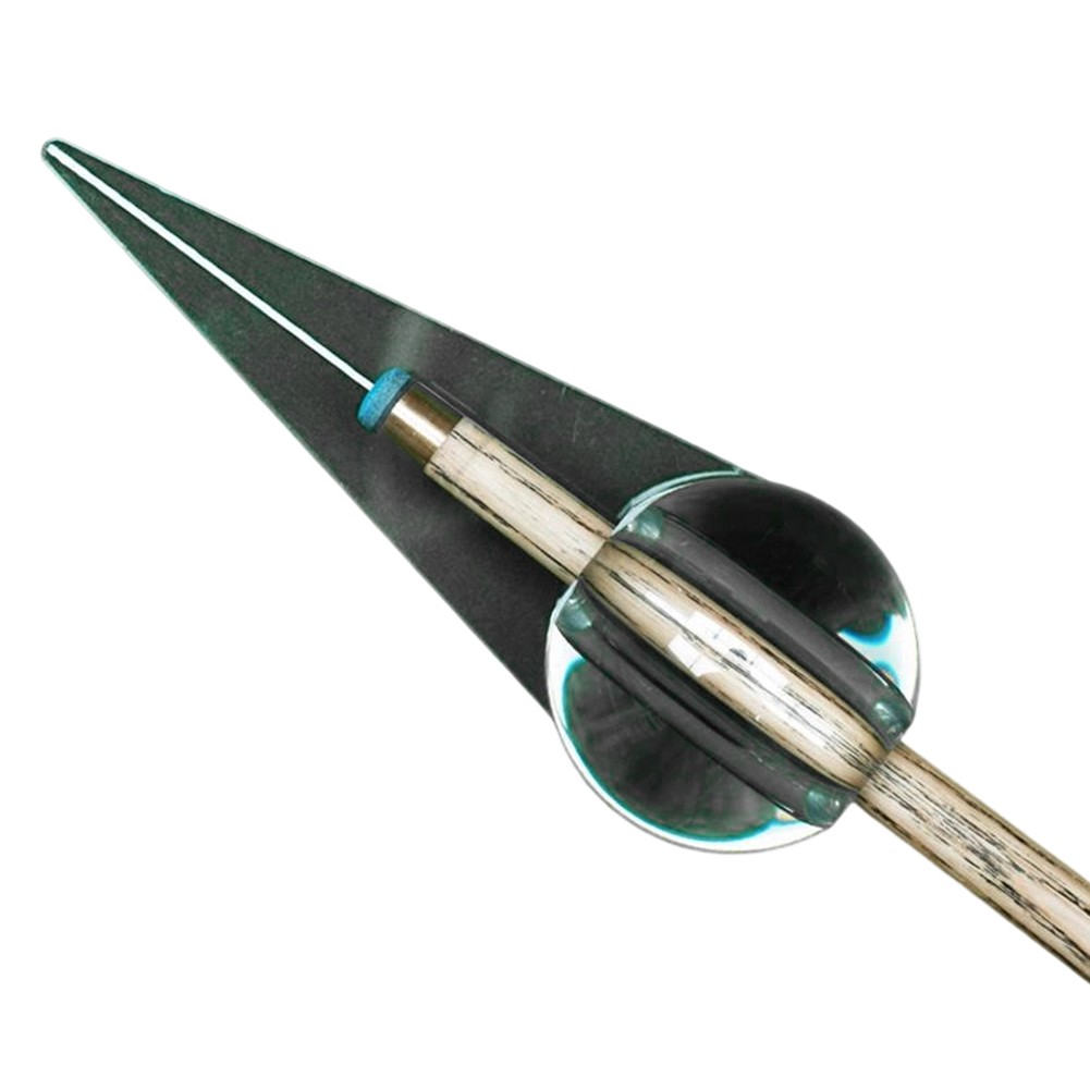 Snooker and Pool Shot Practice Tool - Clear 58mm Disc with Dual Bore Sizes