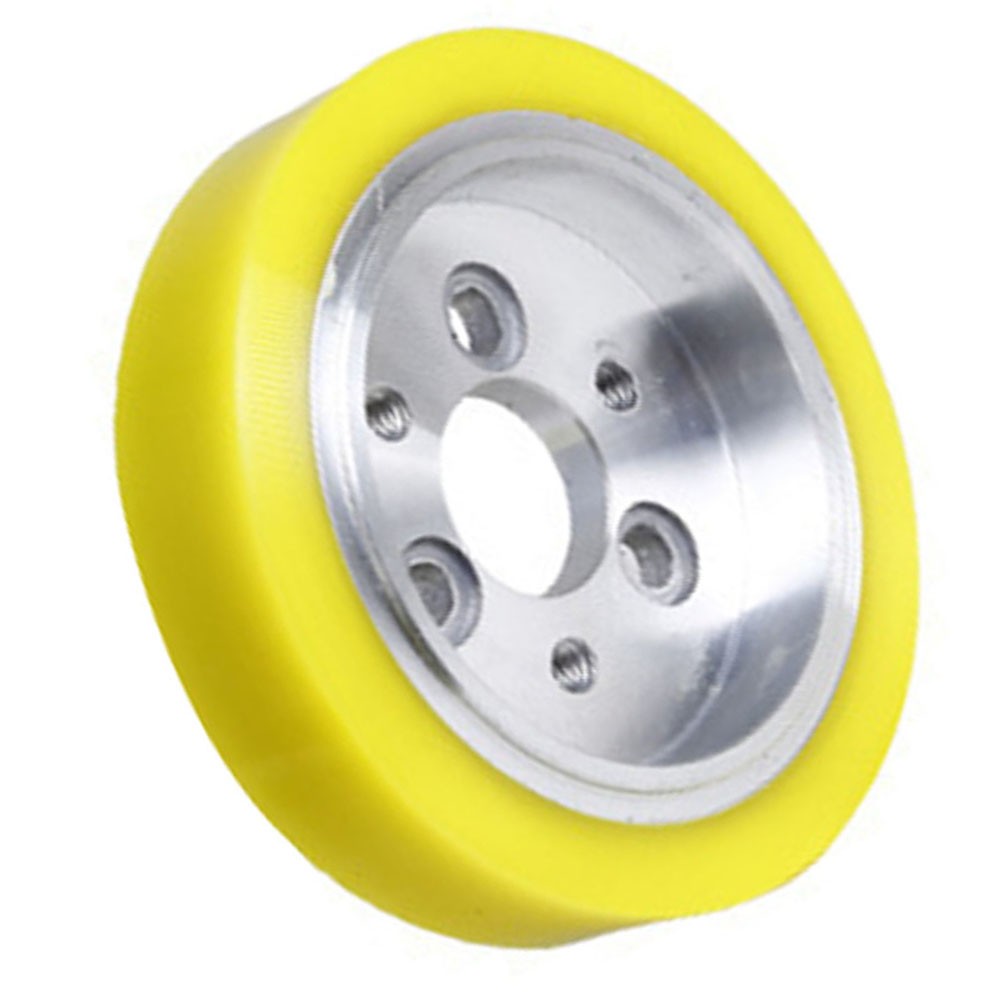Four-Sided Planer Feeding Wheel Polyurethane Rubber Layer with Aluminum Core