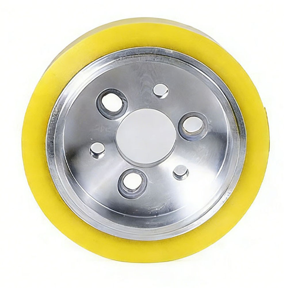Four-Sided Planer Feeding Wheel Polyurethane Rubber Layer with Aluminum Core
