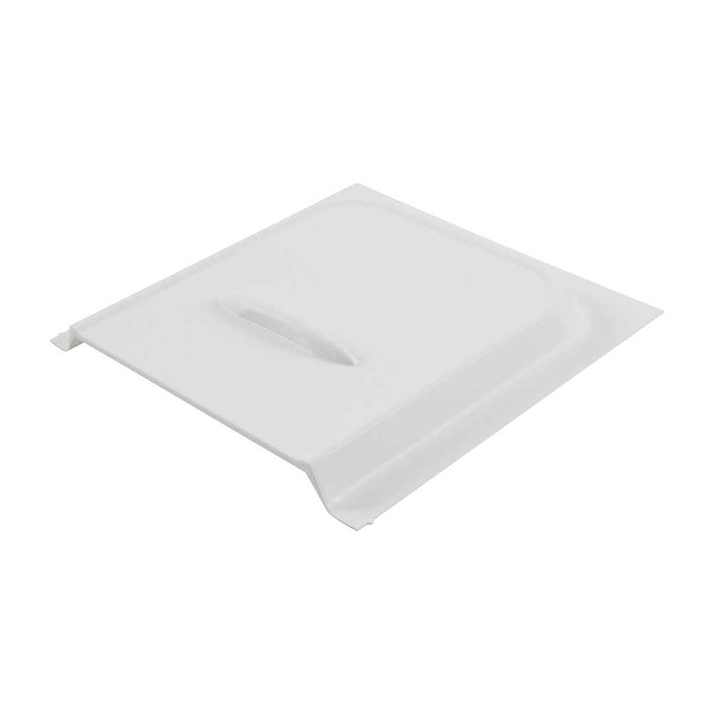 White 12 Inch RV Screen Door Slide with Slide Stop for Trailers RVs and Campers