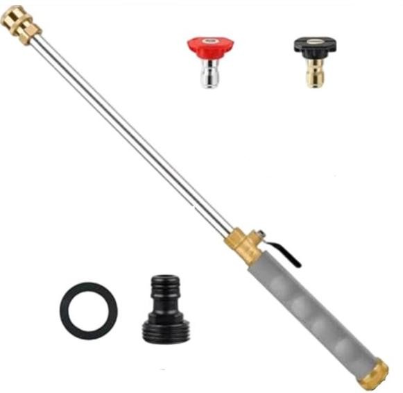 2 in 1 High Pressure Wand for Power Washer Aluminum For Alloy TPR Material
