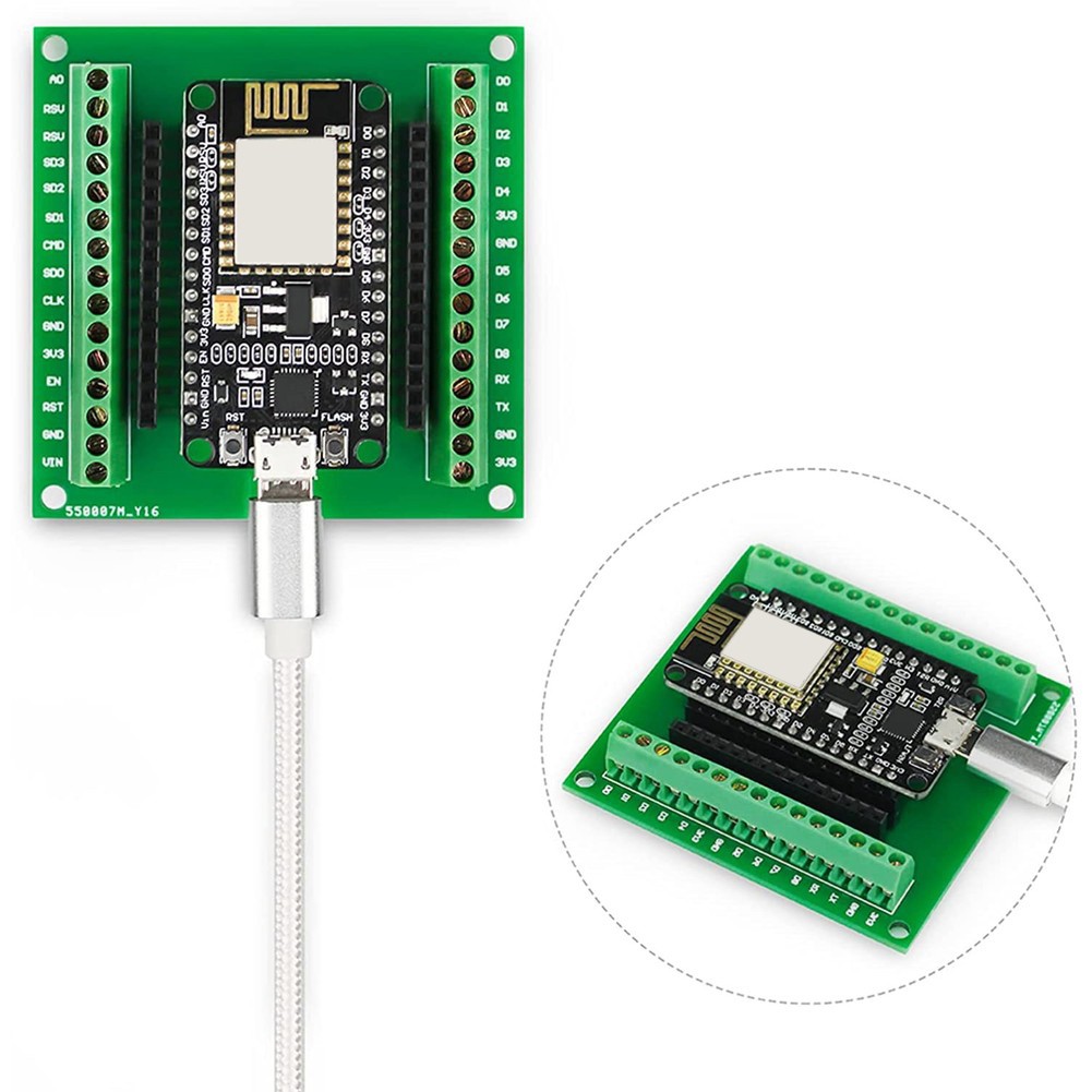 2pcs For ESP8266 Pin Expansion Board 1 Input 2 Output for ESP-12E Development