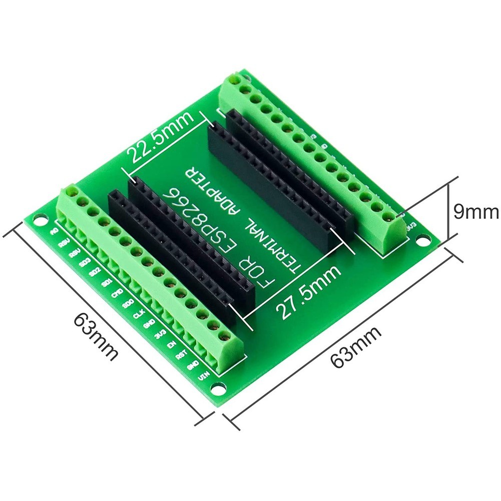 2pcs For ESP8266 Pin Expansion Board 1 Input 2 Output for ESP-12E Development