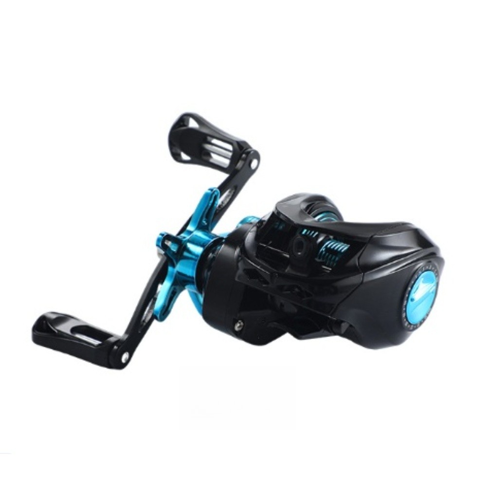 Baitcasting Reel with Metal Spool and Adjustable Brake for Mini Fishing