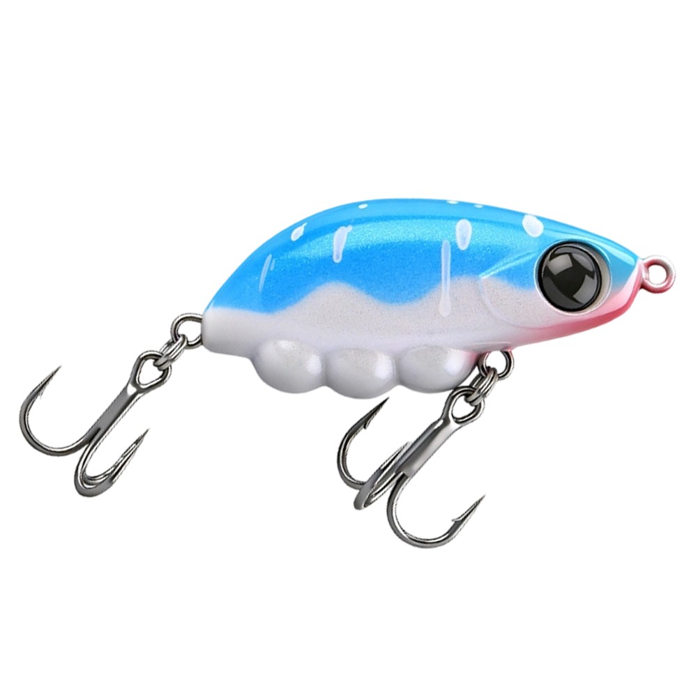 4cm Slow Sink Fishing Lure 4.2g Pencil Shape Wobbler for Eye White