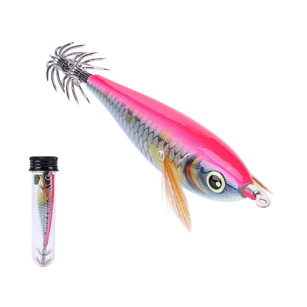 10cm 10.7g Slow Sinking Shrimp Squid Lure with Vibration and Sound for Octopus