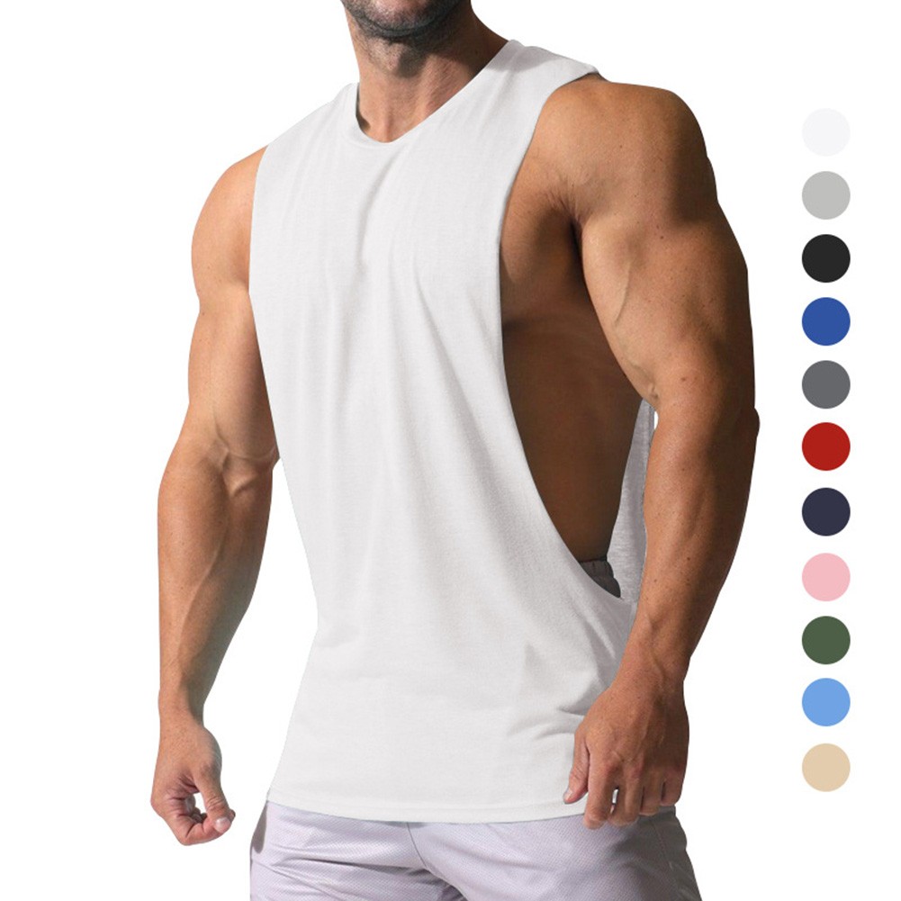 Men’s Gym Tank Breathable Tank Gym Workout Jogging Top Breathable Regular Length
