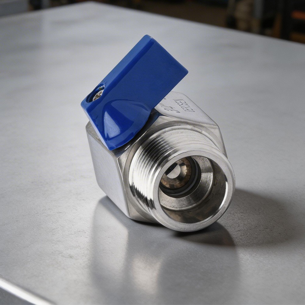 Compact Ball Valve 304 Stainless Valve Rust Resistant Seamless Operation