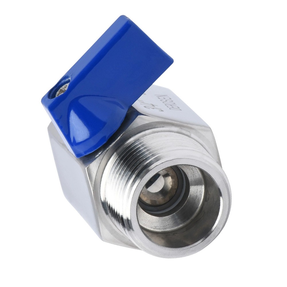 Compact Ball Valve 304 Stainless Valve Rust Resistant Seamless Operation