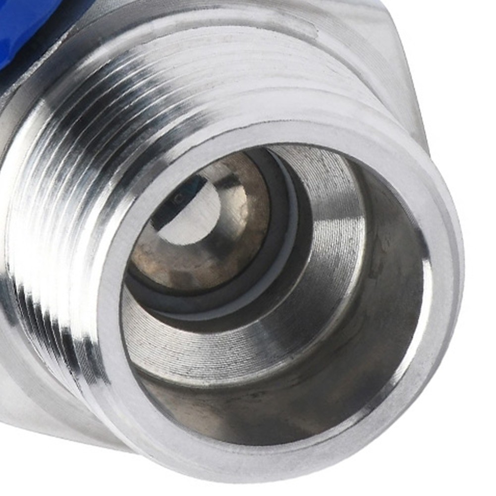 Compact Ball Valve 304 Stainless Valve Rust Resistant Seamless Operation