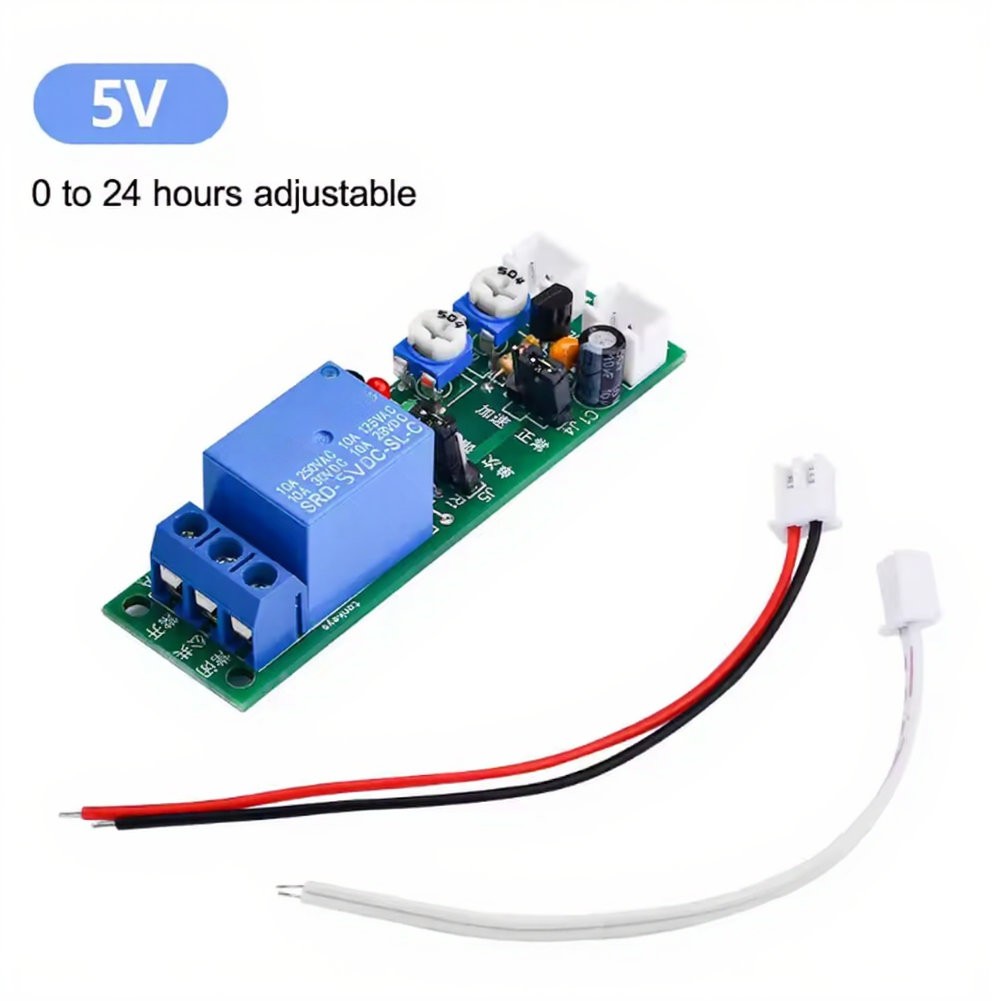 For Aquarium Control Time Delay Relay Multi-voltage Module DC 5V/12V/24V