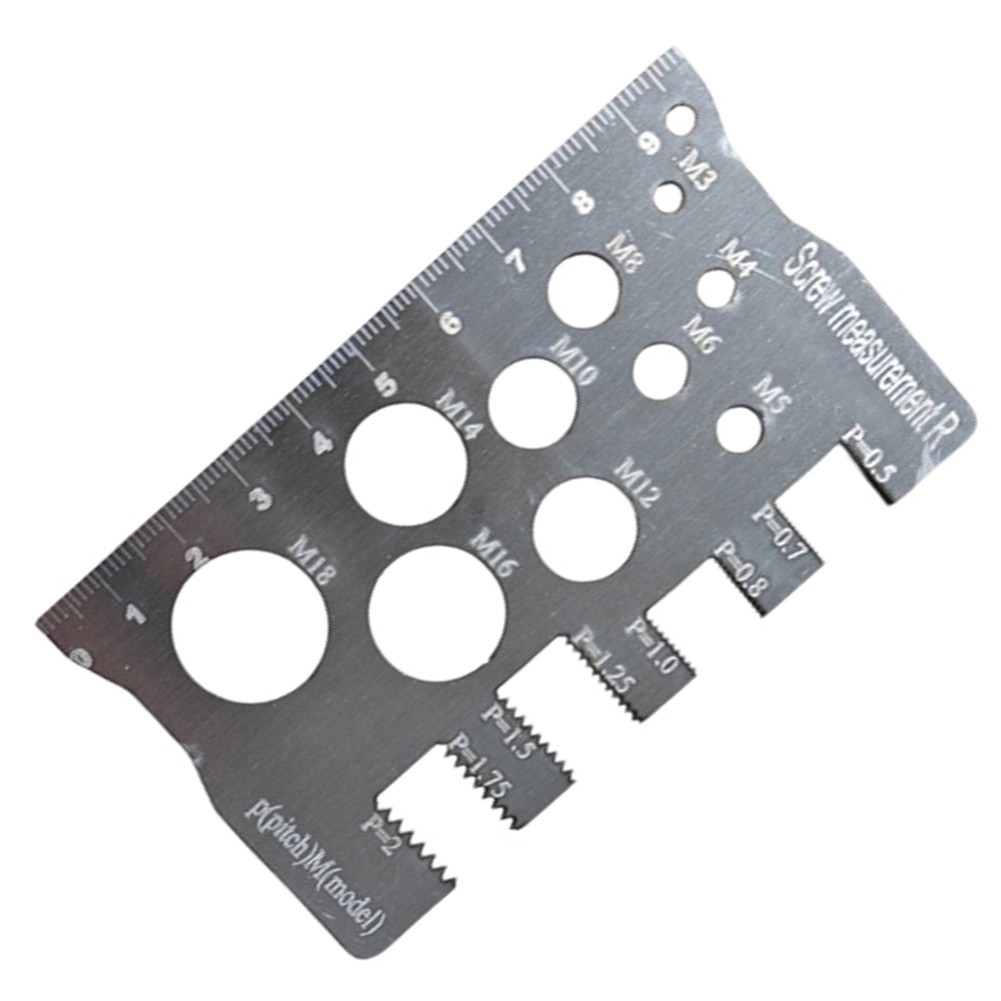 Screw Measuring Tool For Home And Professional Use Thread Pitch Detection