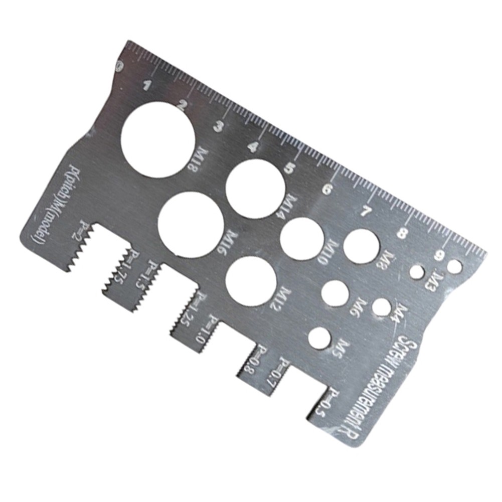 Screw Measuring Tool For Home And Professional Use Thread Pitch Detection