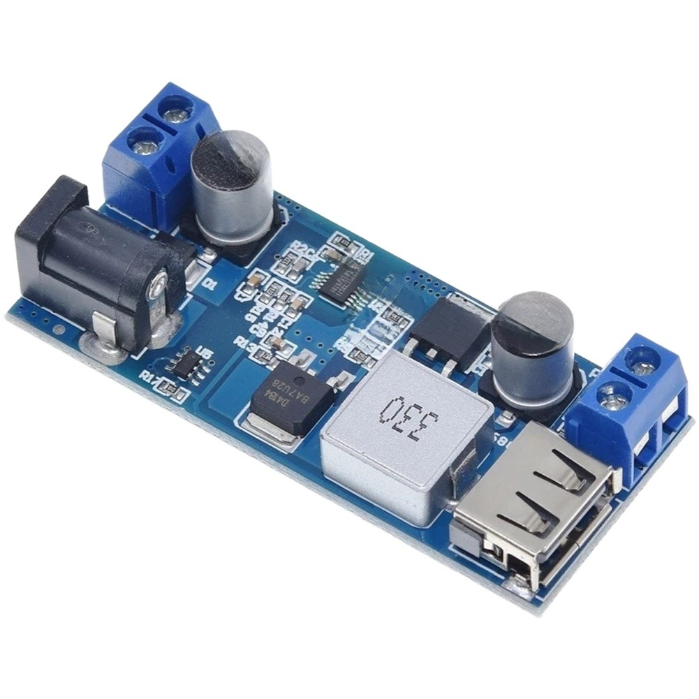 USB Fast Charging DC DC Converter 9V 36V Input 5.2V Output for Portable Devices