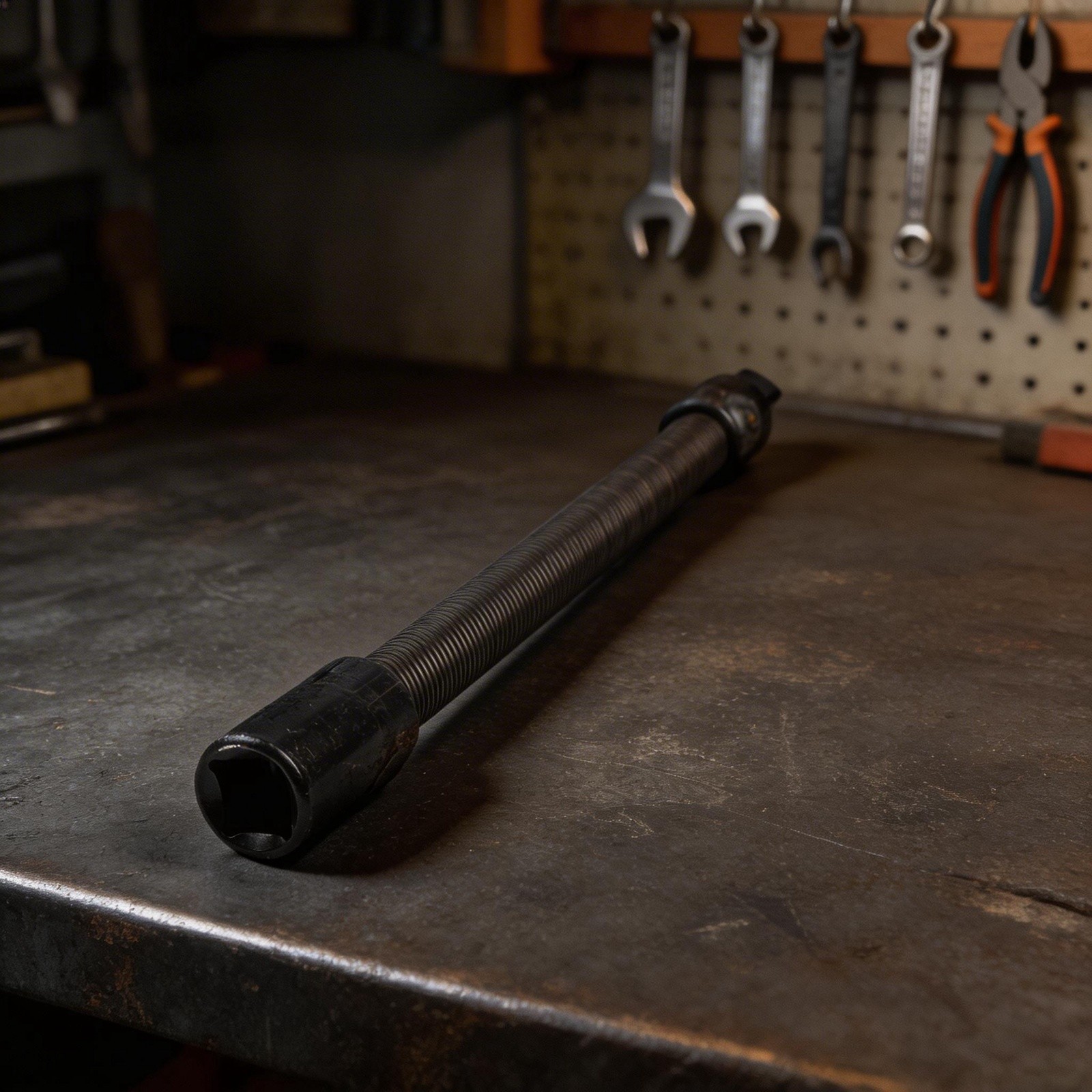 Extension Rod 1/2inch Black Combination Wrench Polished Chrome Plating
