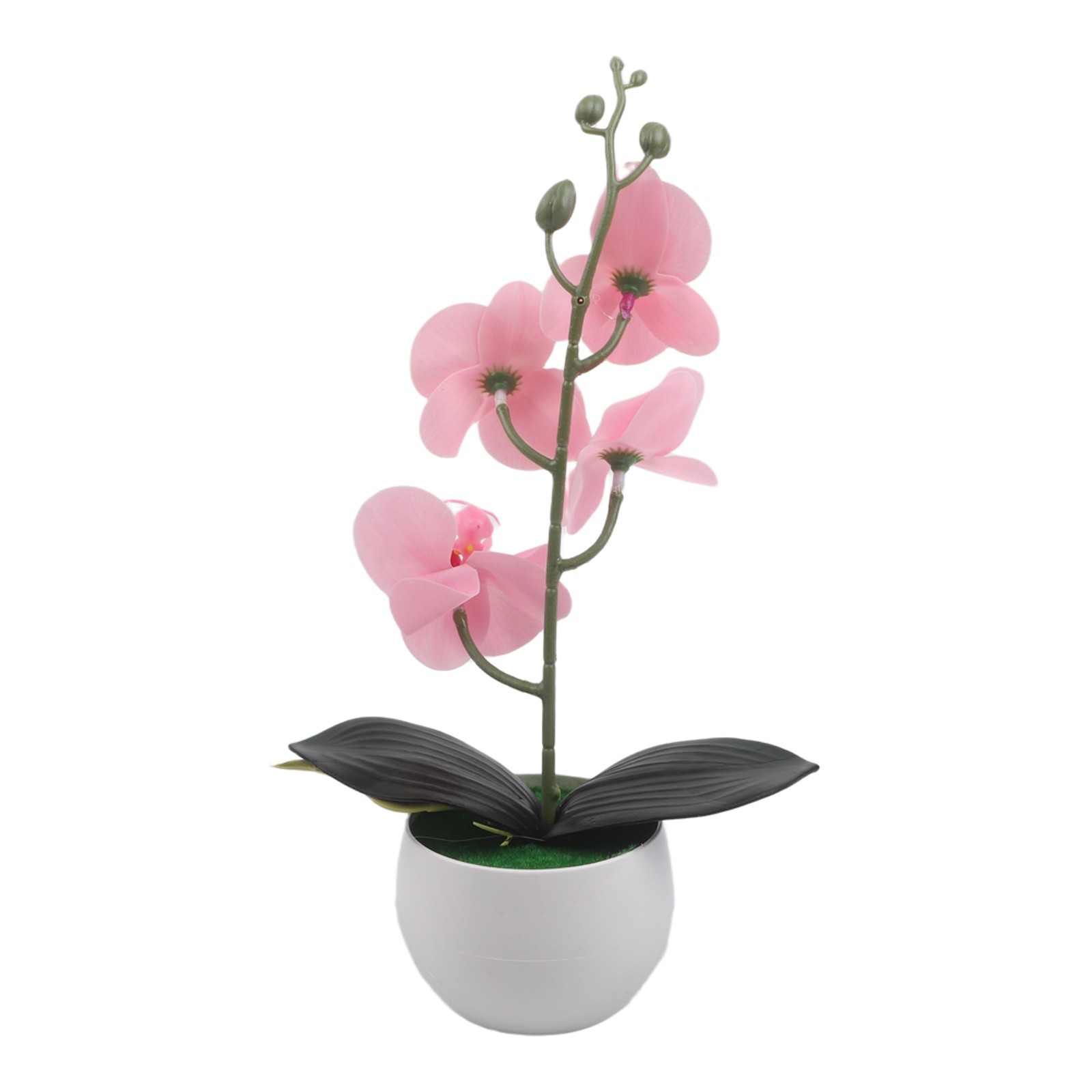 Four Flower Butterfly Orchid Bonsai Simulation Plastic Artificial Plant