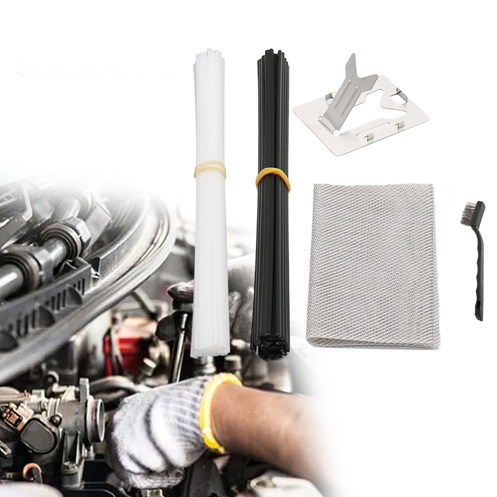 Auto Bumper Repair Plastic Welding Kit Includes Welding Mesh Standard Rod Sizes
