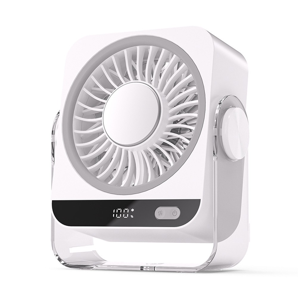 USB-C Ready Rechargeable Desk Fan 199 Speeds 35dB Quiet for Office Use