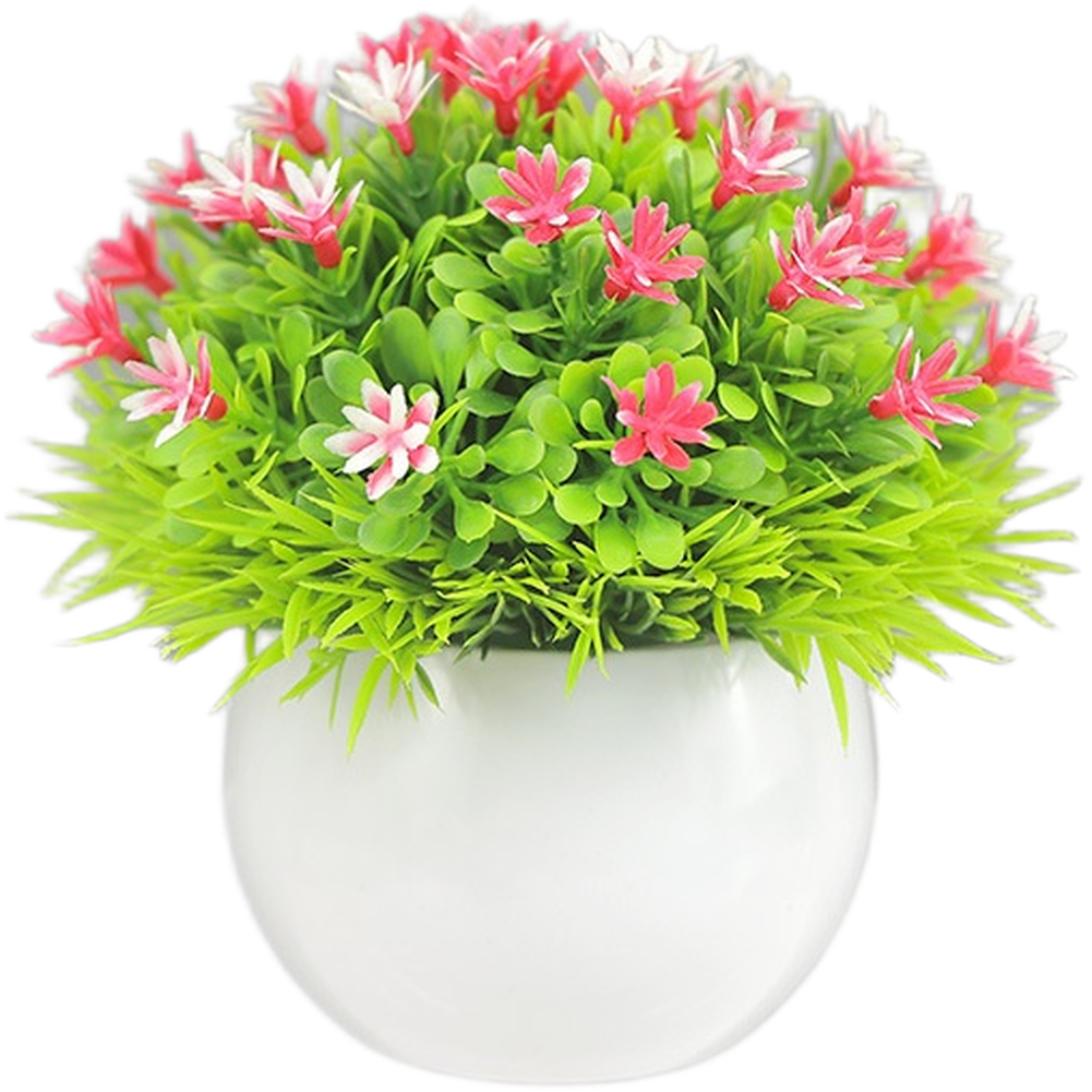 Artificial Gypsophila Flower Plastic Pot Decoration Nordic Style Home Office