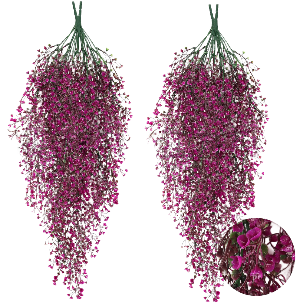 Fake Flowers Artificial Flowers Realistic Bell Flower Willow Style Vine