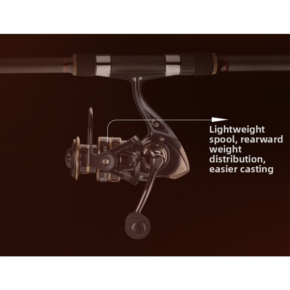 Fishing Reel 2000-7000 Size Range 5.2:1 Gear Ratio Hard Pulling Design