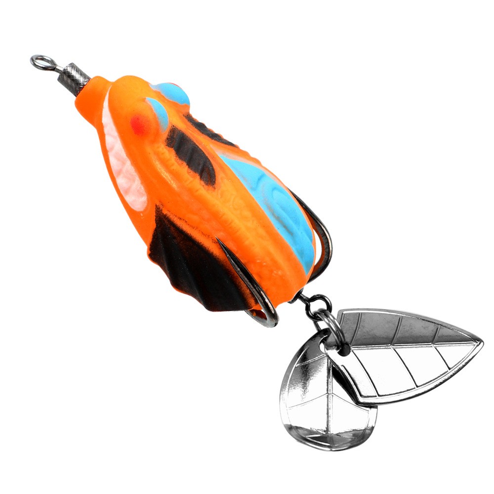 Thunder Frog Fishing Lure PVC Hollow Body 4.5cm for Freshwater Saltwater