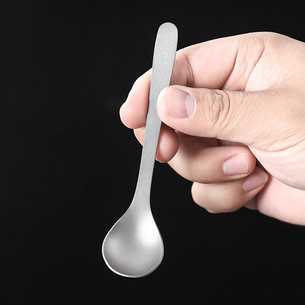 Titanium Teaspoon Espresso Spoon For Hiking For Camping Pure Titanium Ultralight