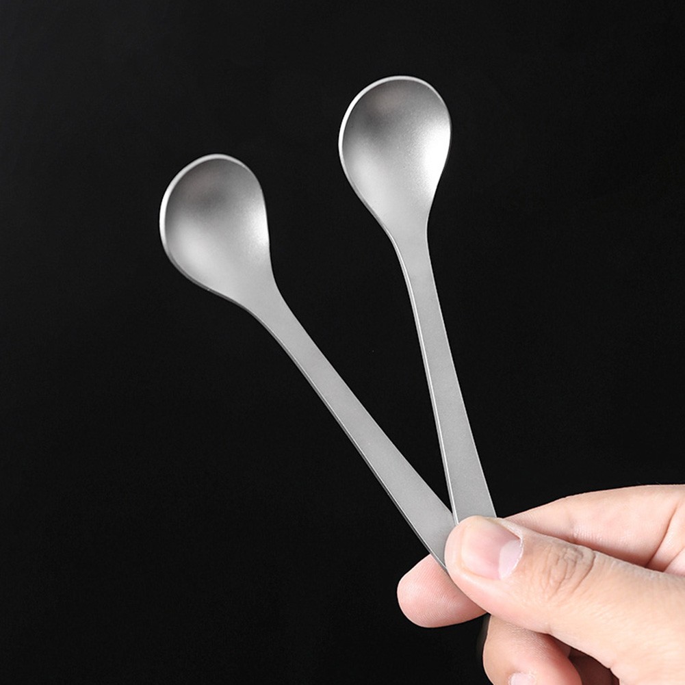 Titanium Teaspoon Espresso Spoon For Hiking For Camping Pure Titanium Ultralight