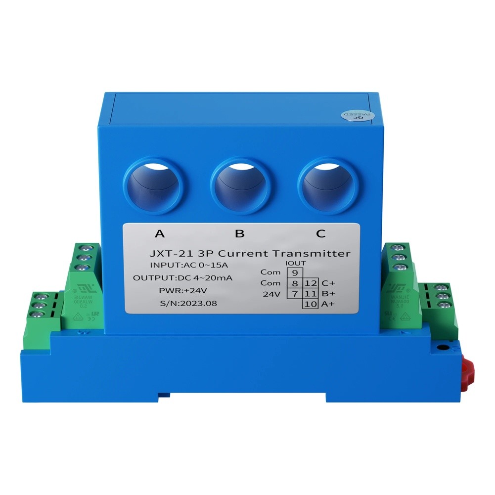 AC Three Phase Current Transmitter with 2.5kV Isolation for Industrial Use