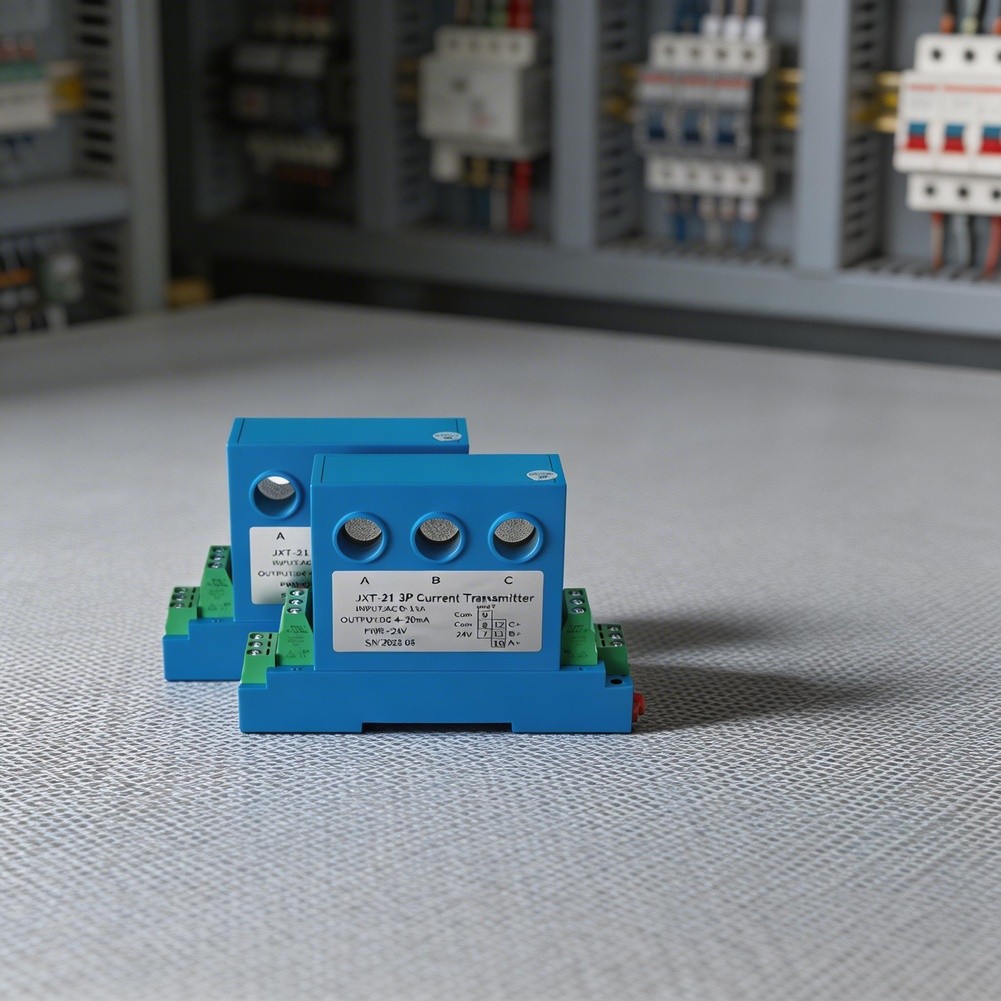 Three Phase Current Transmitter DC24V Auxiliary For Power 4-20mA Output