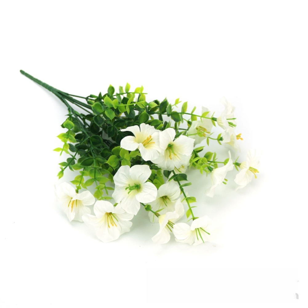 Artificial Morning Glory Eucalyptus Spray for Wedding Event Home Decor