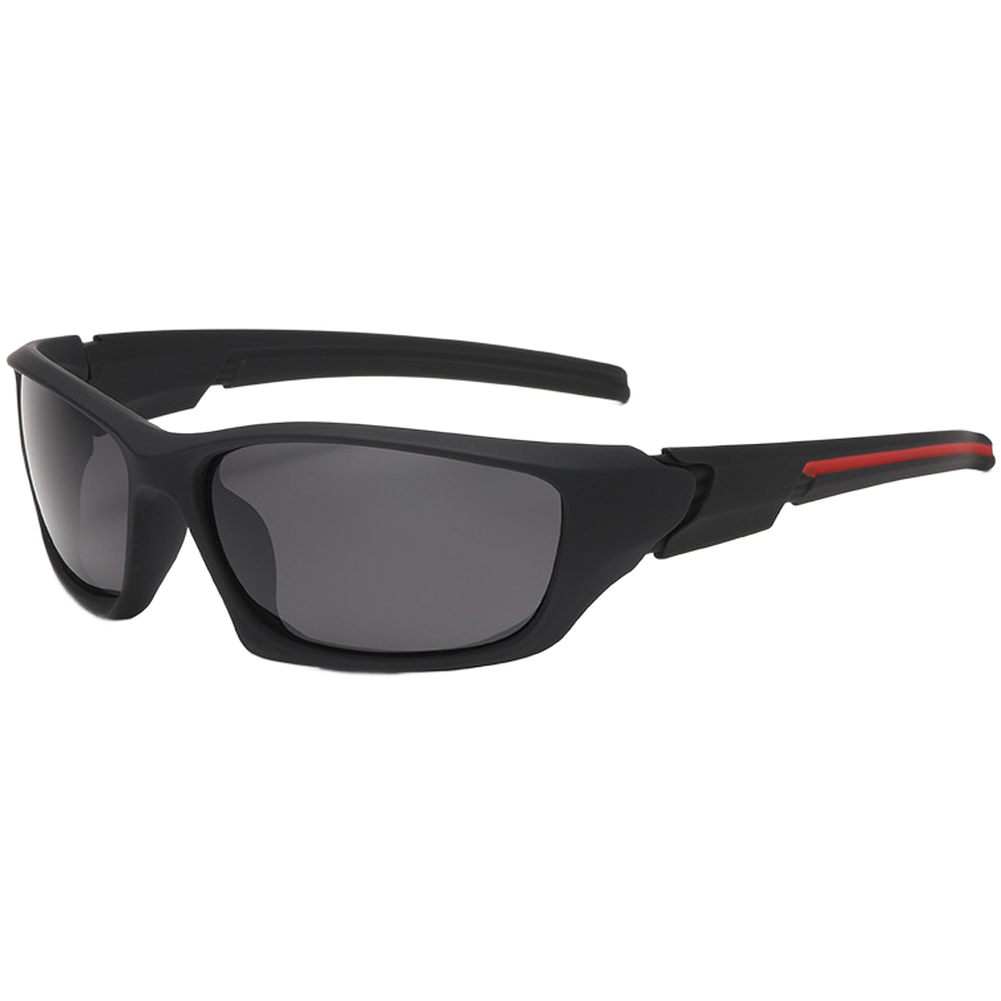 UV400 Sonnenbrille mit schwarzem Gestell zum Fahren Radfahren Angeln Outdoor Spo