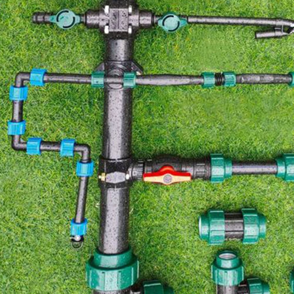 90 Degree PP Coupling with Thread for MDPE Drip Line 20mm and 25mm Pipe Sizes