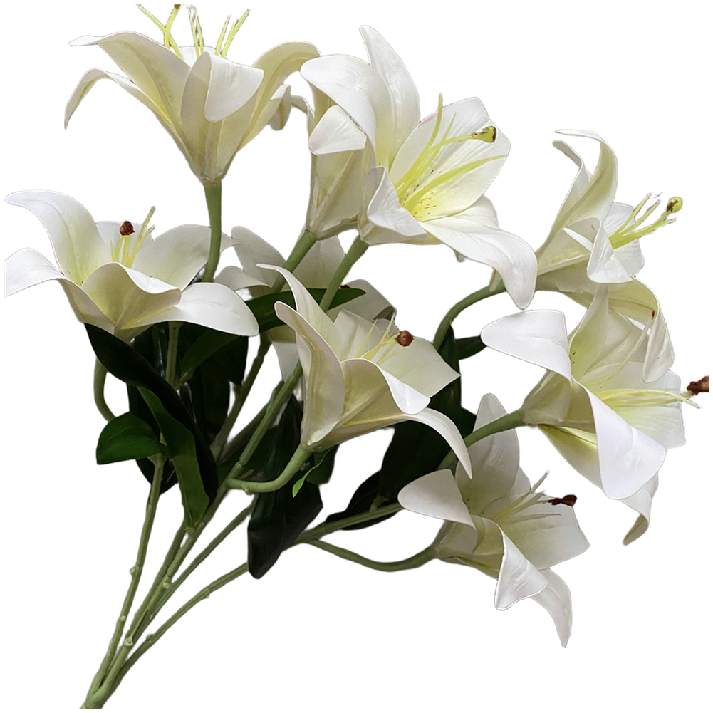 for real Touch Artificial for lily Flowers for Wedding Decor Photography 59cm