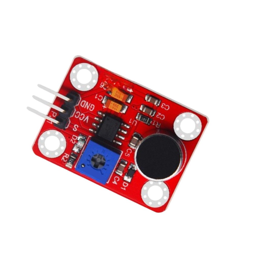 Audio Module Microphone Sensor Adjustable Amplification Onboard Potentiometer