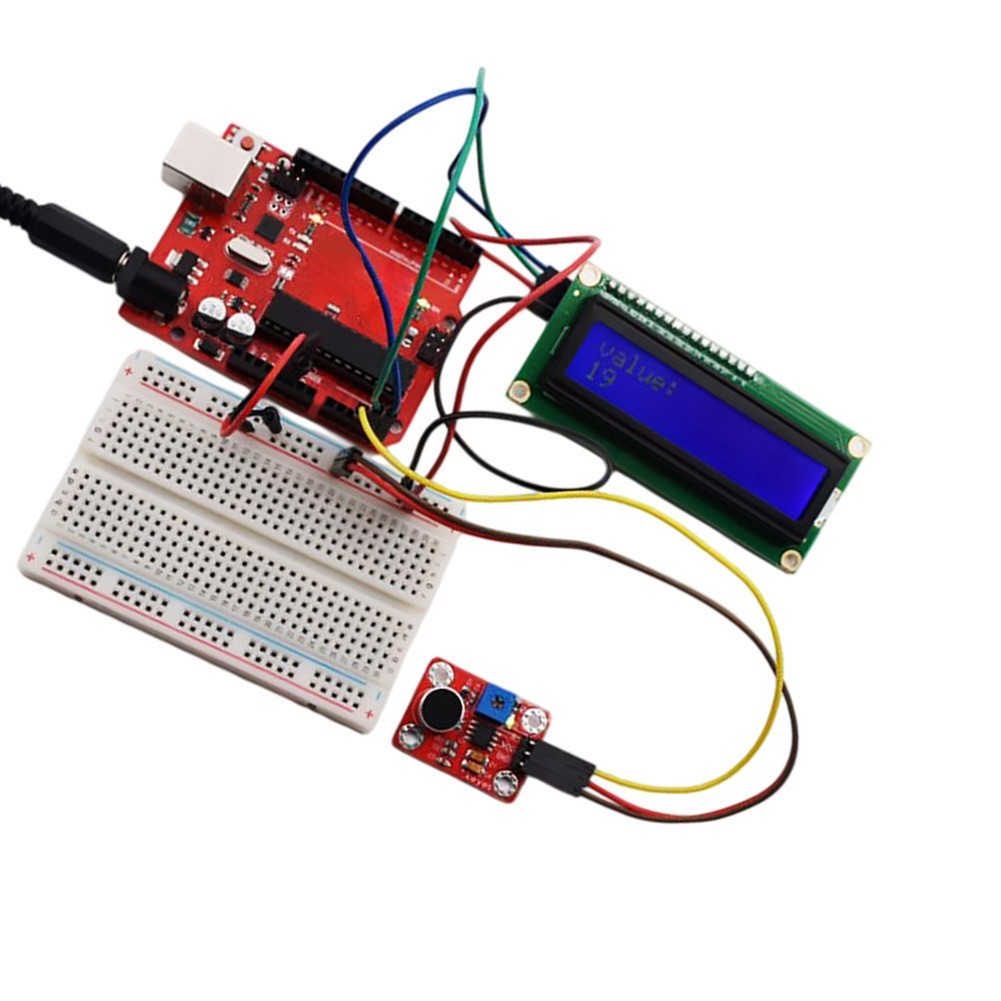 Audio Module Microphone Sensor Adjustable Amplification Onboard Potentiometer