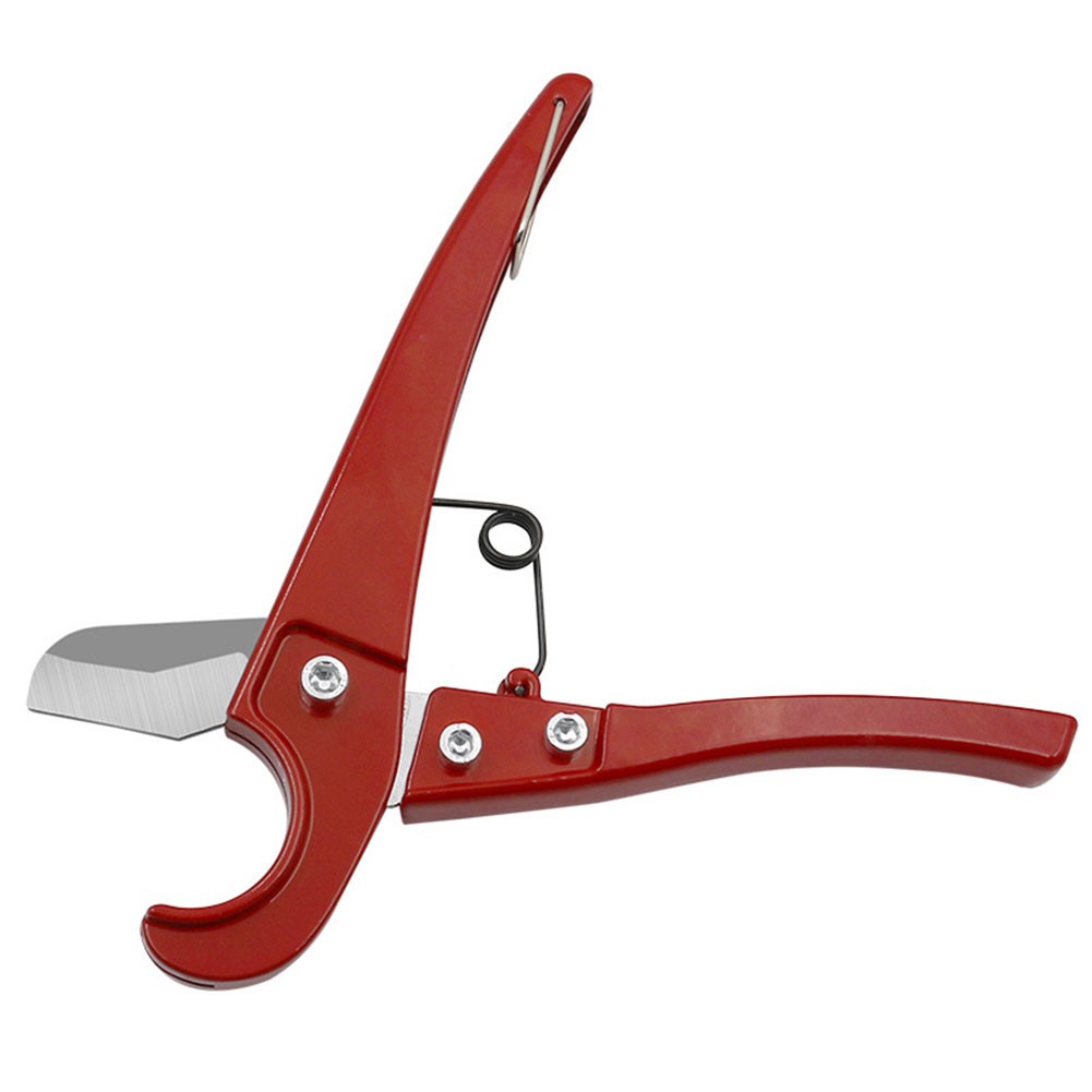 Plastic Tube Snips PVC PPR Pipe Cutter Replaceable Blades Tail Lock Design