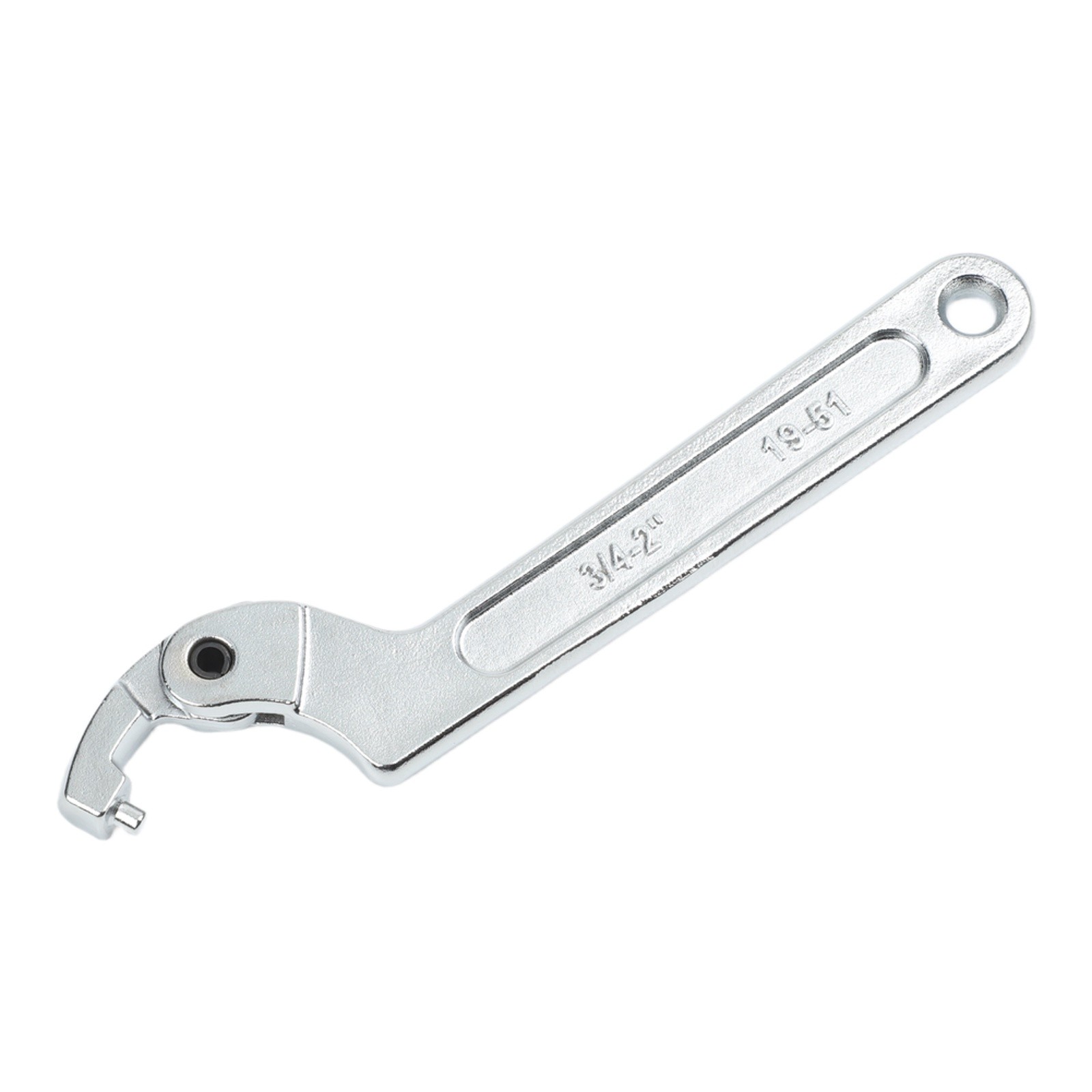 Hook Spanner Tool Water Meter Tool Chromium Vanadium Steel Non-slip Handle