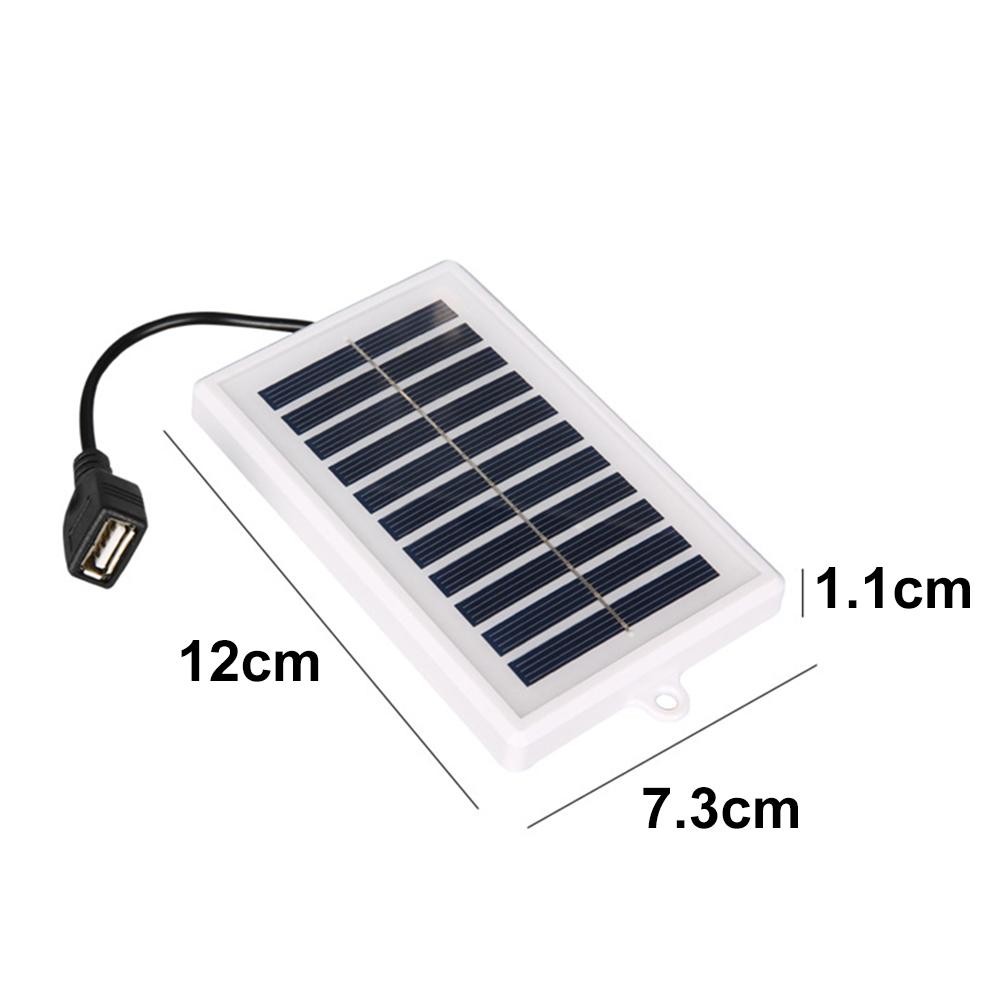 For Flashlights Portable Solar Panel ABS Construction Lightweight Compact