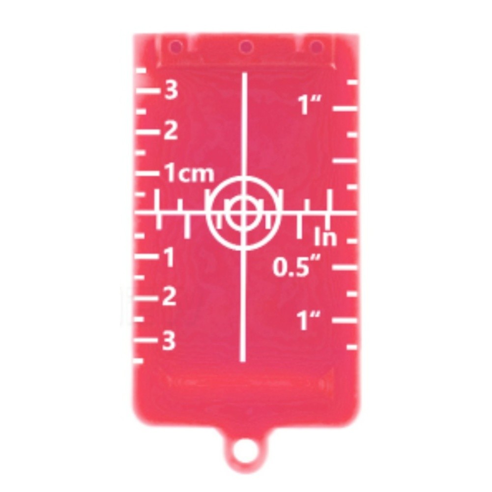 3mm Thick Light Beam Target with Red Green Reflective Board and Magnetic Base