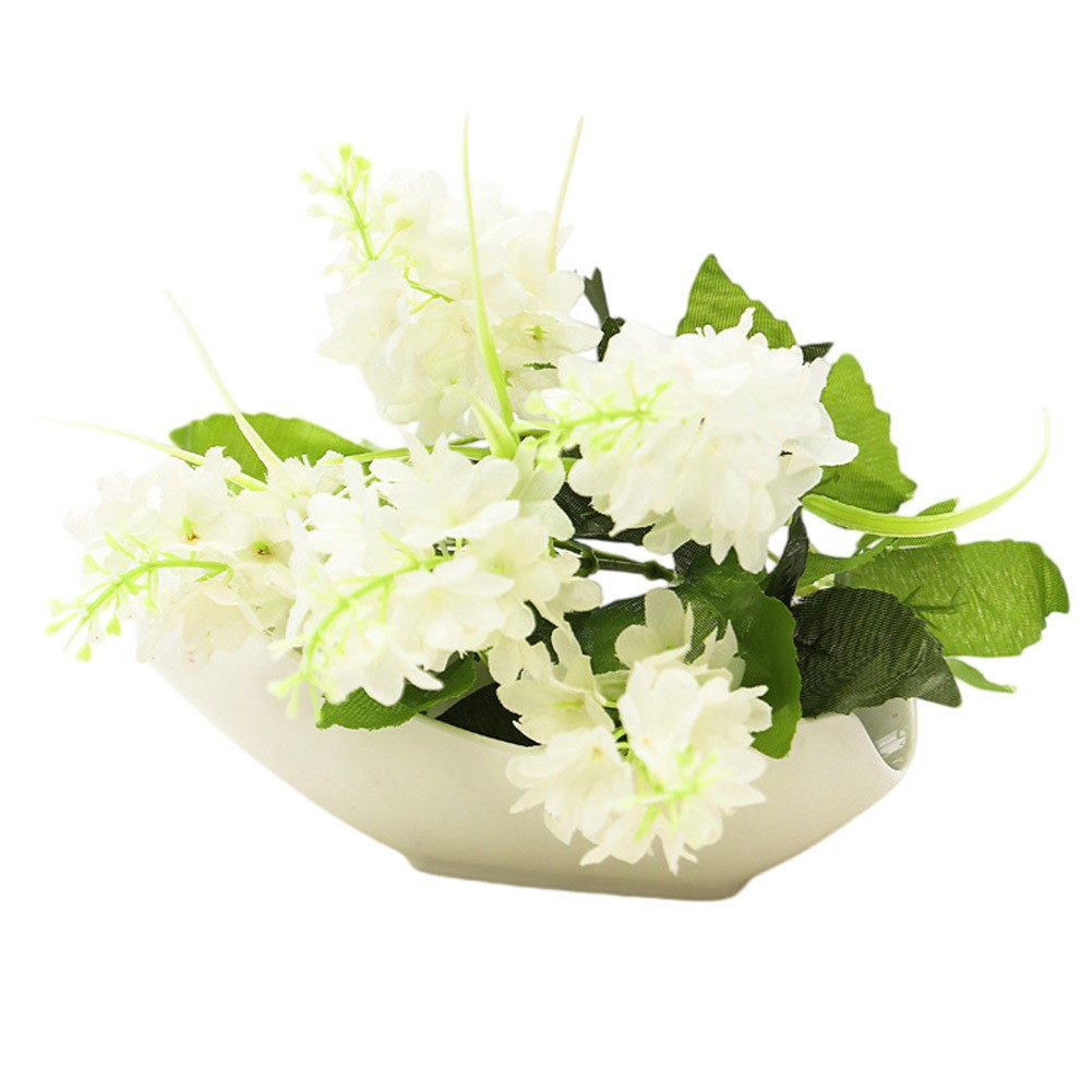 Silk Hyacinth Wedding Decor Reception Decor Realistic Look High-fidelity Silk